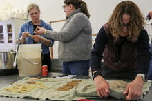 A photo from the Natural Dying Workshop.