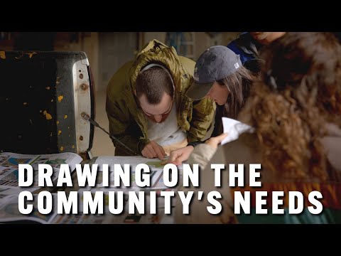 Thumbnail of video for ‘Drawing on the community’s needs’: UK landscape architecture students help transform Bourbon County neighborhood